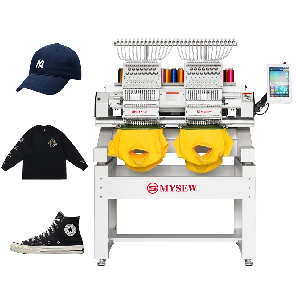 Embroidery Machines - ماكينة تطريز صناعية أوتوماتيكية عالية السرعة