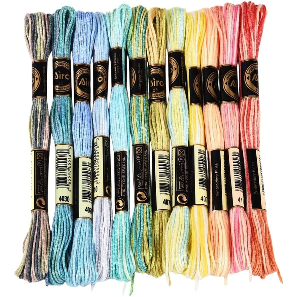 Embroidery Gradient - 12 خيطًا، 105 ياردة، 6 طبقات،