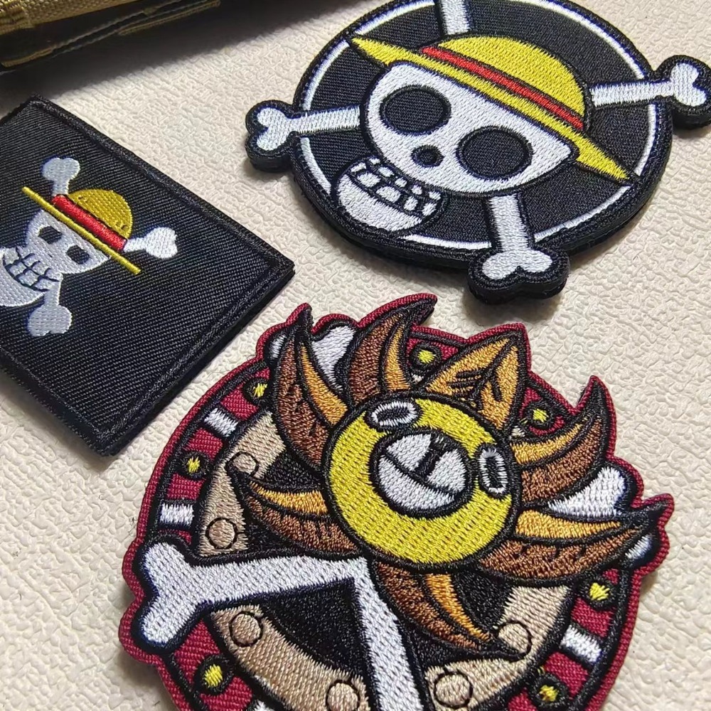 Embroidery Patches - رقعة كرتونية من One Piece مطرزة