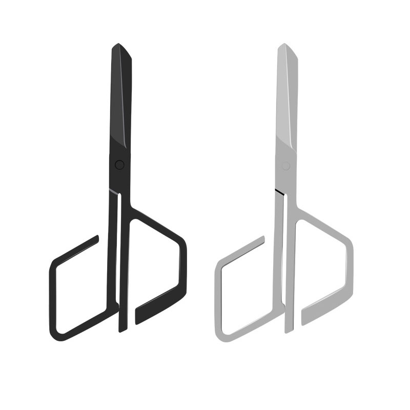 Embroidery Scissors Small - 1 قطعة الفضة السوداء غير النظامية