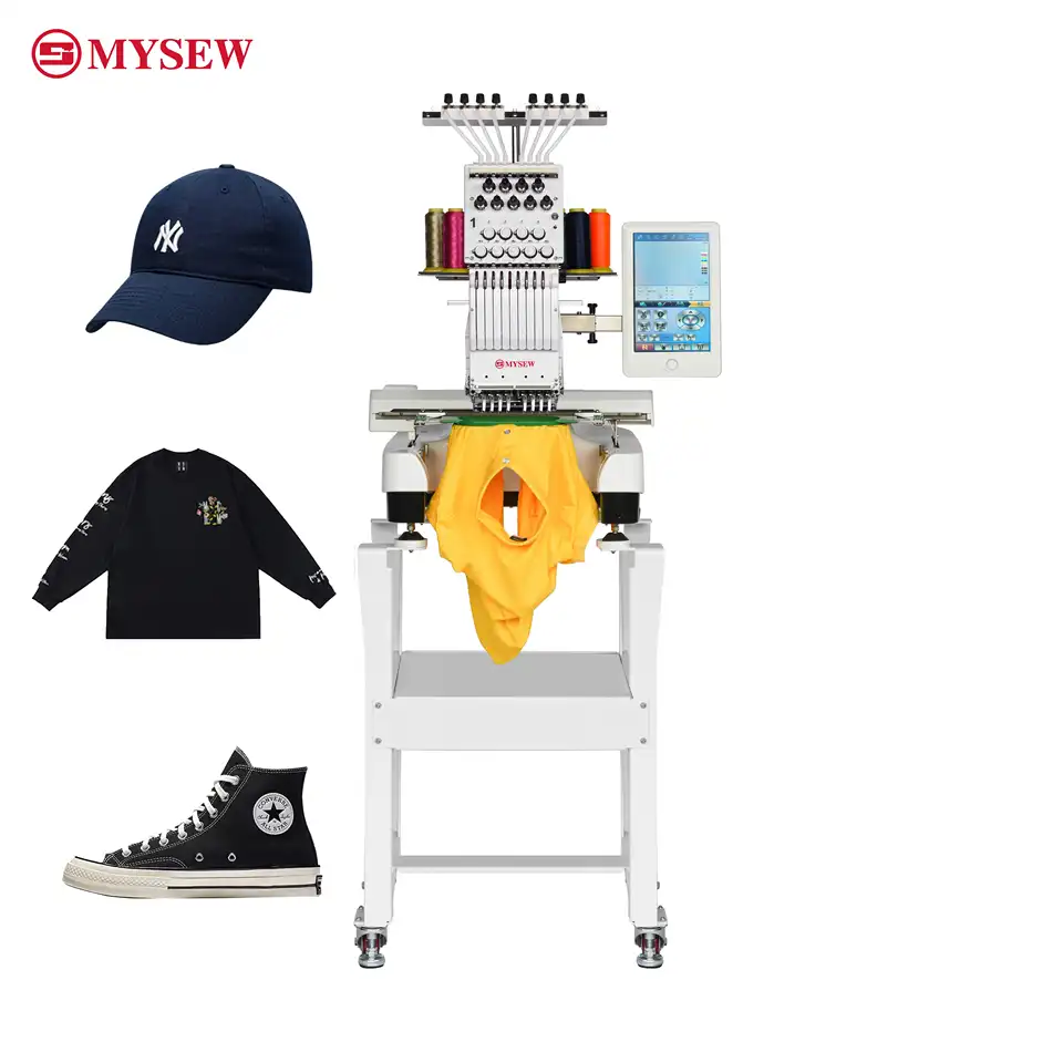 Embroidery Machines - ماكينة تطريز صناعية أوتوماتيكية أحادية الرأس
