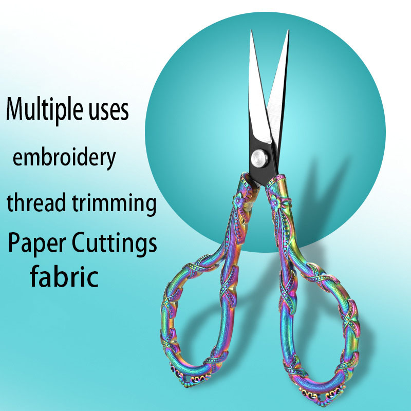 Embroidery Scissors Small - جديد الكرمة خمر مقص خياط الخياطة