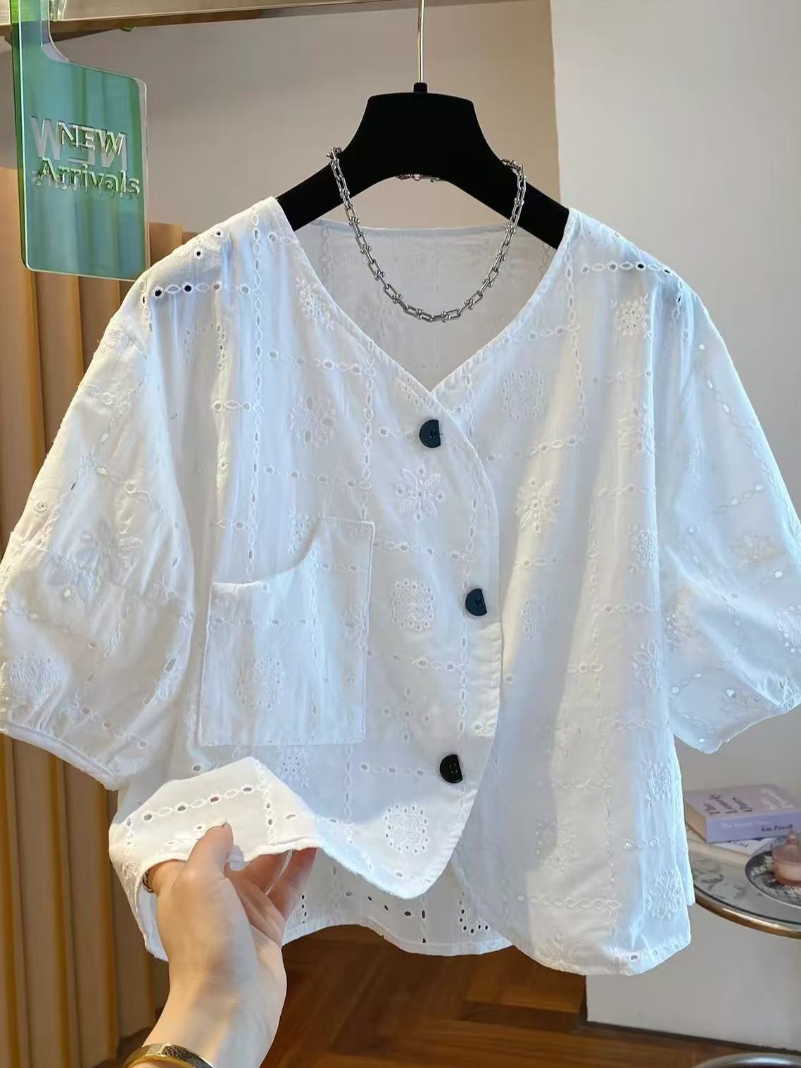 Embroidery Unique Design - قميص نسائي صيفي فريد بتصميم جميل