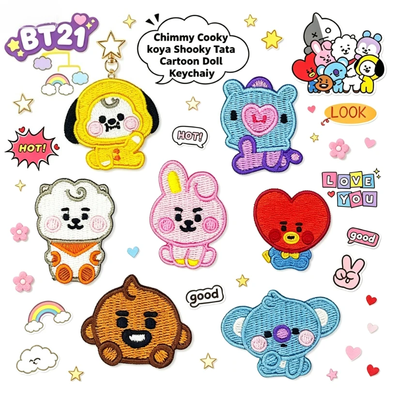 Embroidery Patches - رقعة مطرزة ذاتية اللصق لجميع شخصيات