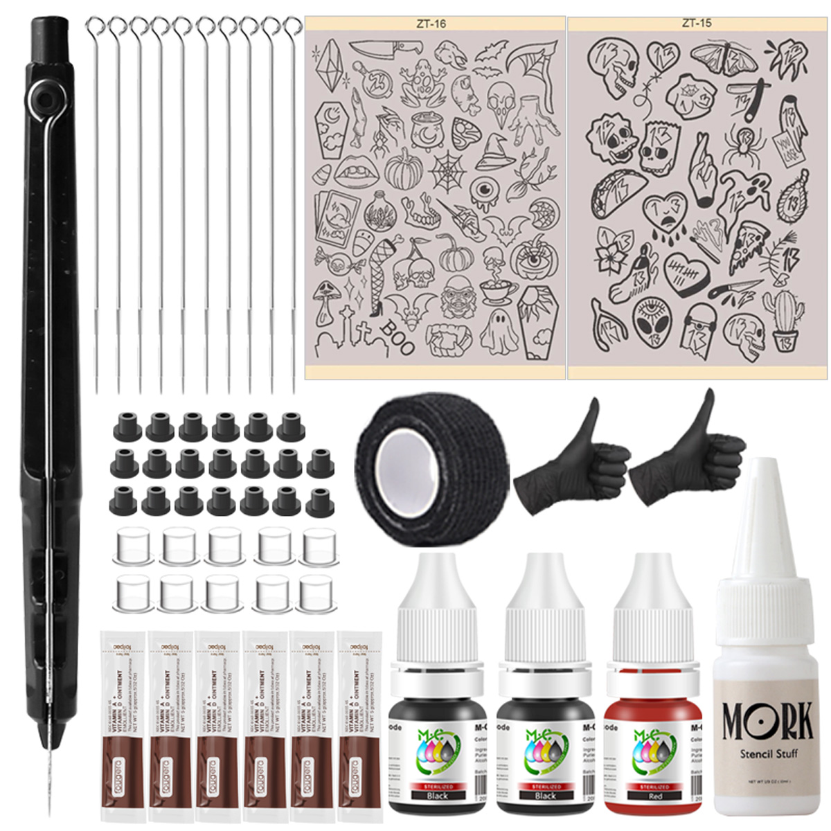 Transfer Pen Ink - مجموعة لوازم الوشم الكاملة، ورق نقل