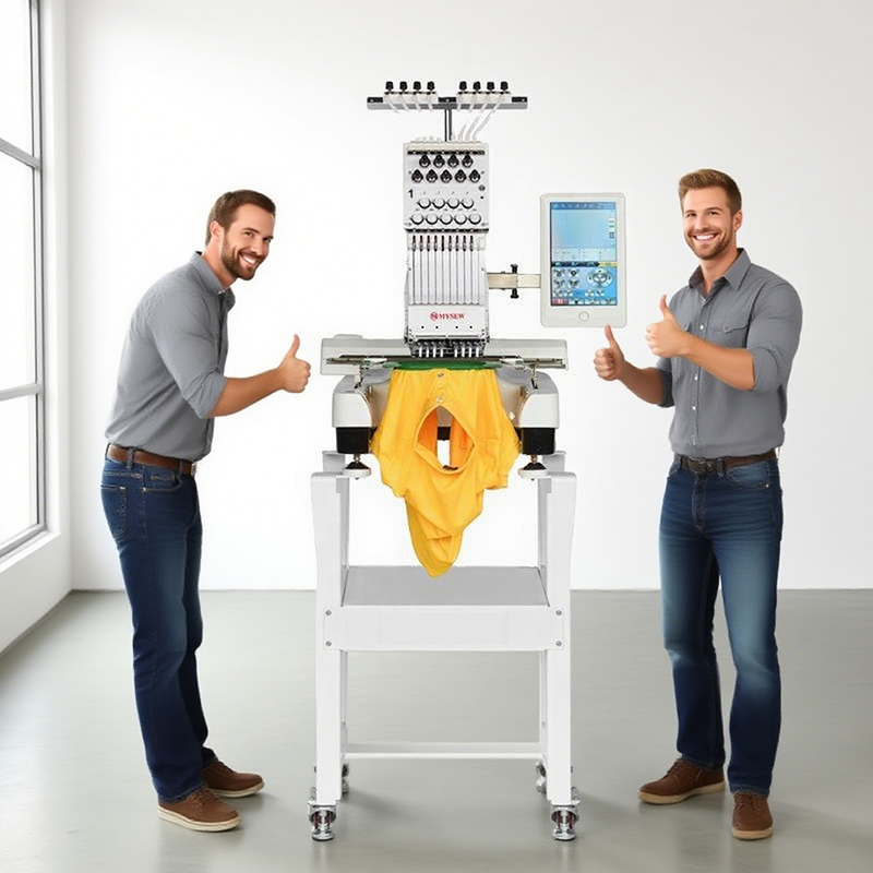 ماكينة تطريز صناعية MYSEW MFS8 - مراجعة Embroidery Machines وسعره