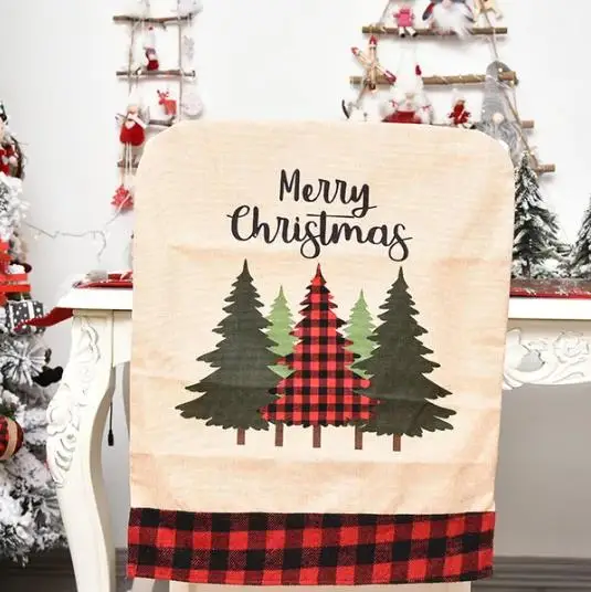 4/6/8 قطعة غطاء كرسي عيد الميل - مراجعة Embroidery Xmas Decorations وسعره