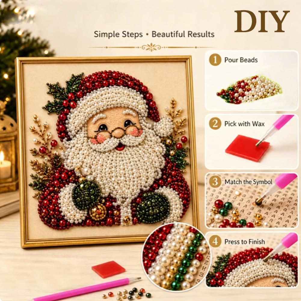 طقم فني لتطريز اللؤلؤ على شكل  - مراجعة Embroidery Art وسعره