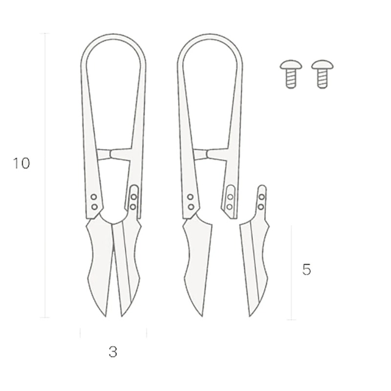 مقص نحاسي صغير للجلد والخيوط،  - مراجعة Embroidery Scissors Small وسعره