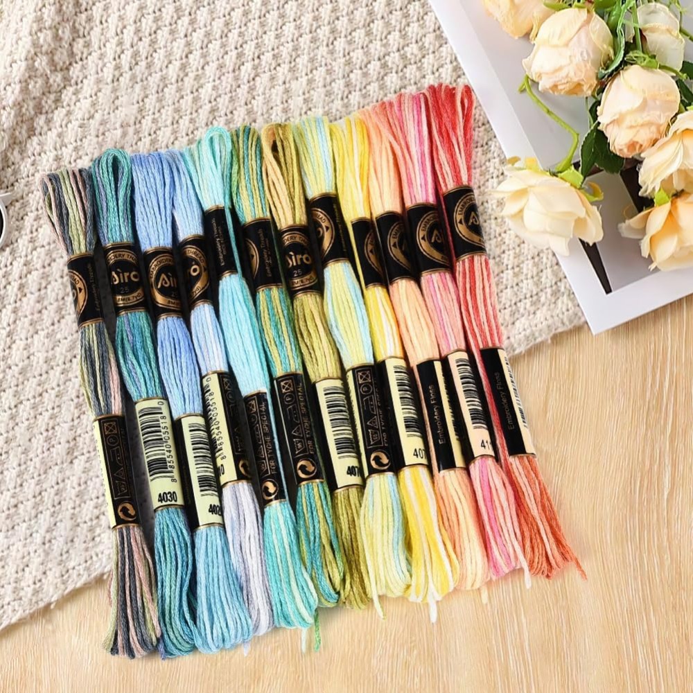 12 خيطًا، 105 ياردة، 6 طبقات،  - مراجعة Embroidery Gradient وسعره