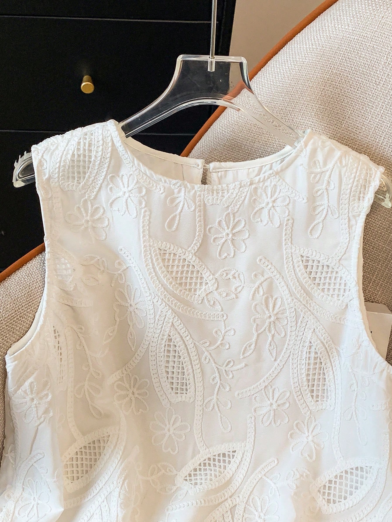 بلوزة نسائية أنيقة للربيع والص - مراجعة Embroidery Vest وسعره