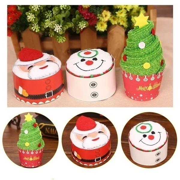 مناشف عيد الميلاد 30*30 سنتيمت - مراجعة Embroidery Xmas Decorations وسعره