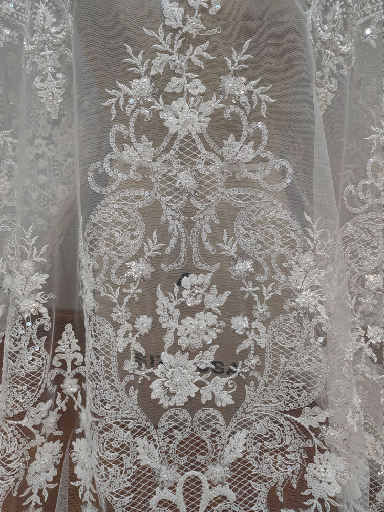ثوب الزفاف جودة عالية كامل مطر - مراجعة Embroidery Gradient وسعره