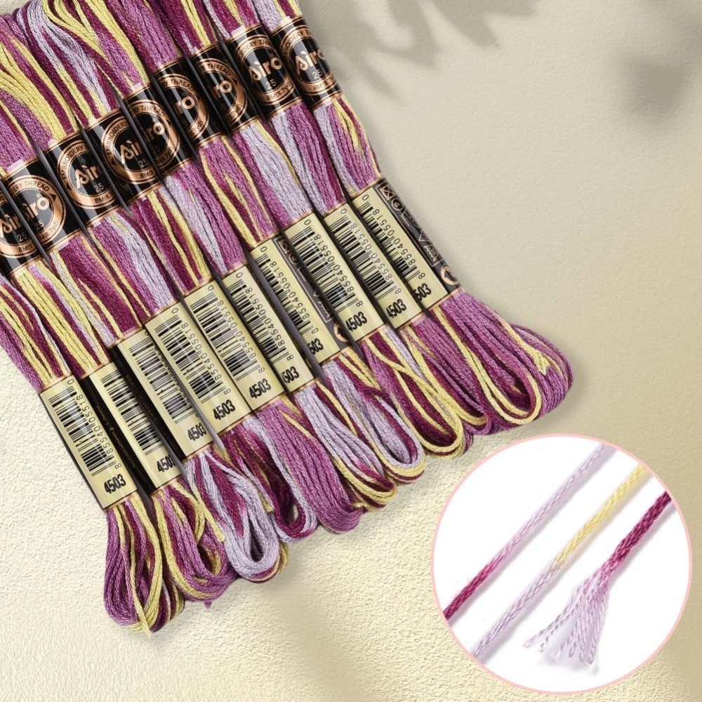 6 السواحل الأرجواني متنوعة الت - مراجعة Embroidery Diy وسعره