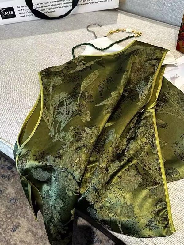 بلوزة نسائية صينية الطراز بتطر - مراجعة Embroidery Vest وسعره
