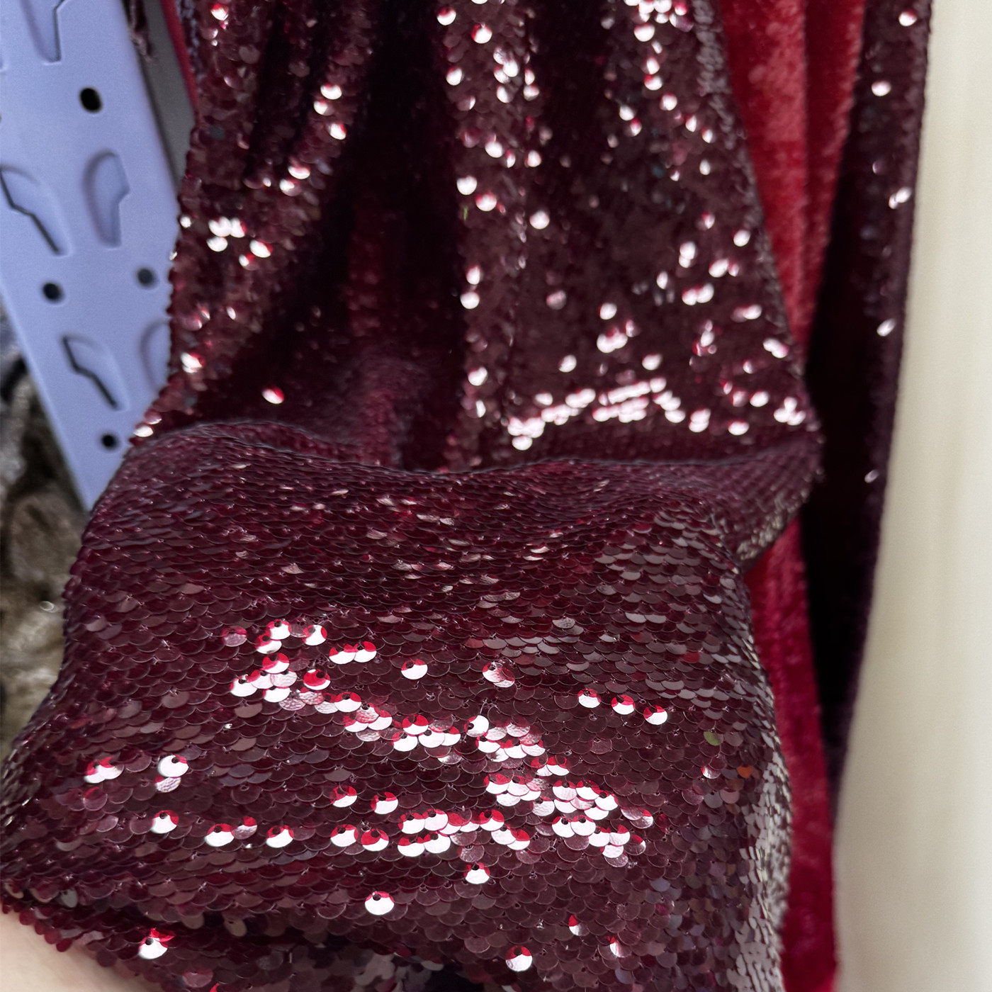 قماش شبكي مطرز بالترتر الكامل  - مراجعة Embroidery Gradient وسعره