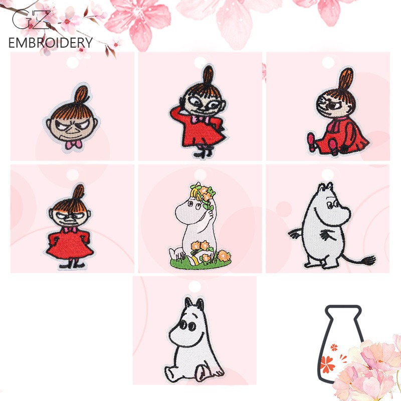 رقع مطرزة كرتونية لطيفة على شك - مراجعة Embroidery Patches وسعره
