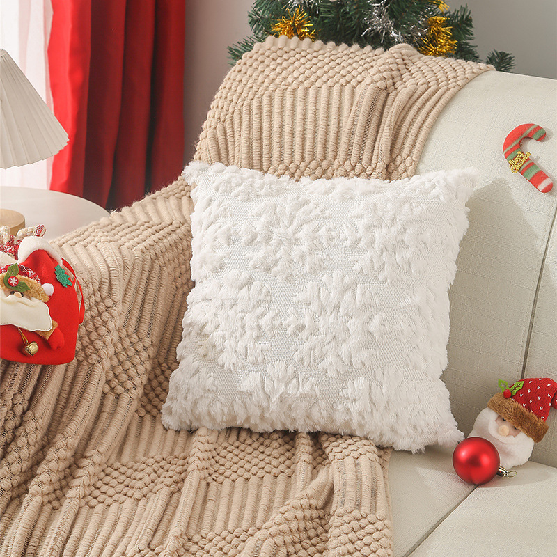 45x45 سنتيمتر عيد الميلاد ندفة - مراجعة Embroidery Xmas Decorations وسعره