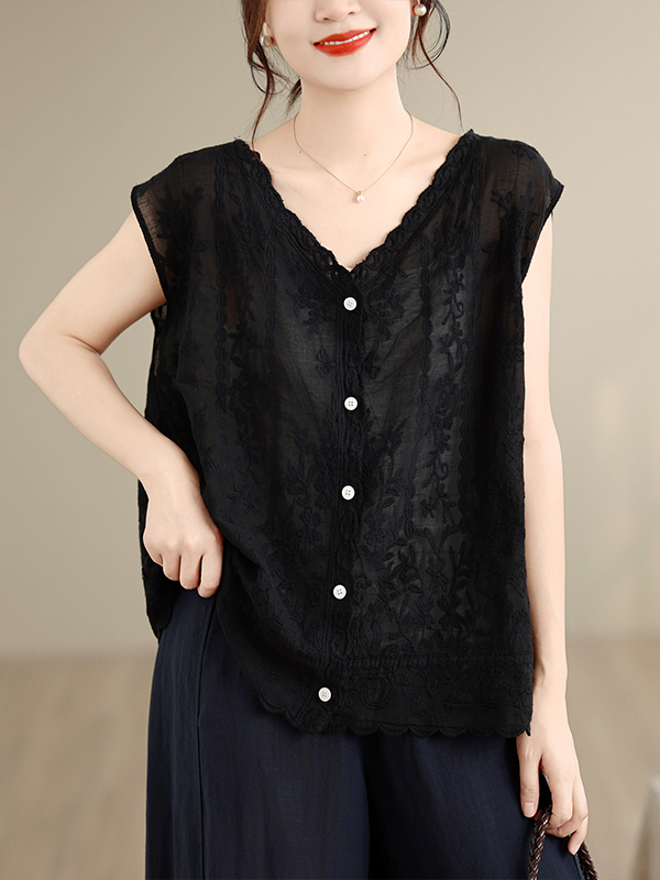 سترة صيفية جديدة بتطريز ثقيل،  - مراجعة Embroidery Vest وسعره