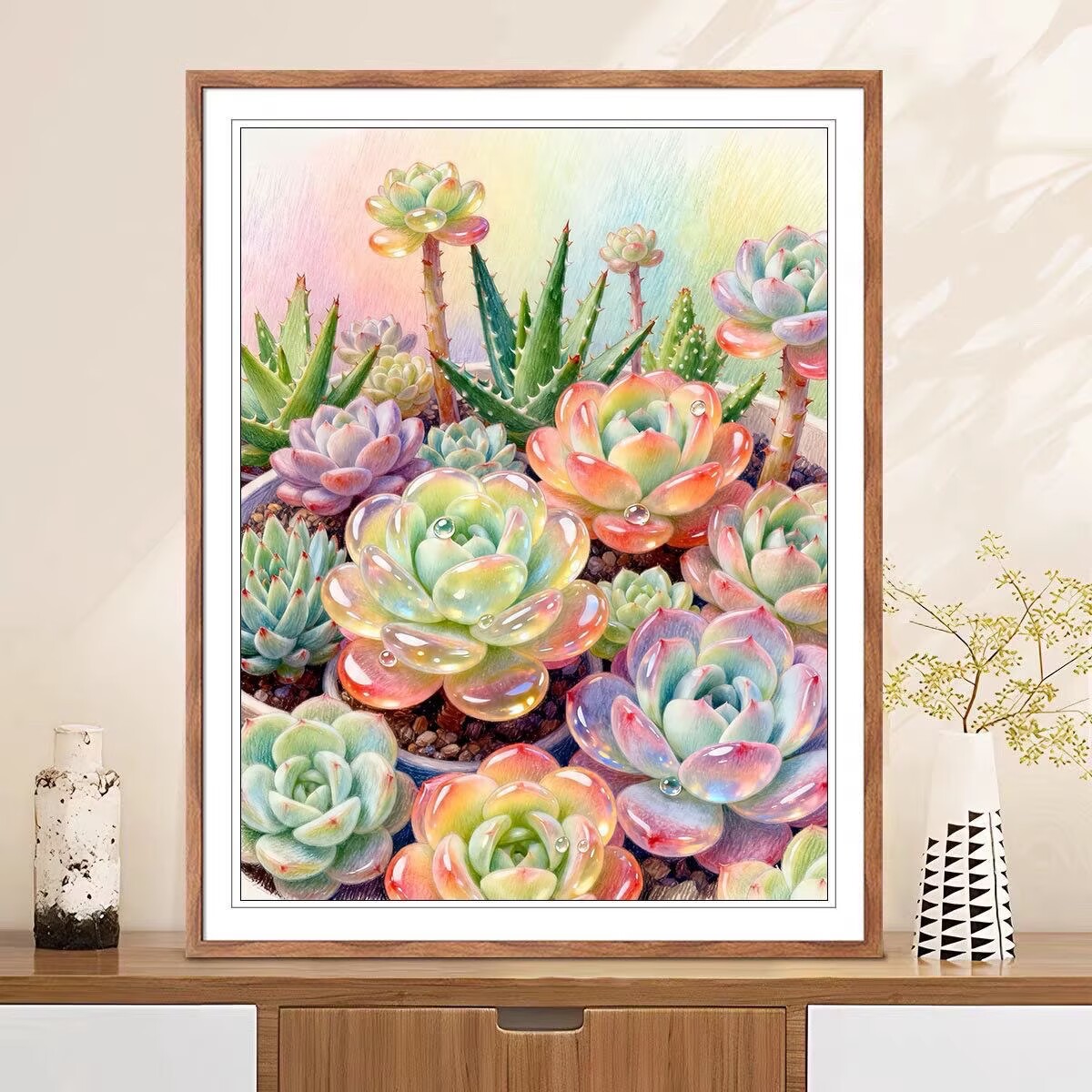 طقم تطريز بالغرزة المتقاطعة DI - مراجعة Embroidery Job وسعره