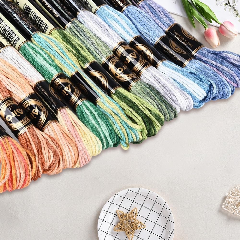 12 خيطًا، 105 ياردة، خيط تطريز - مراجعة Embroidery Gradient وسعره