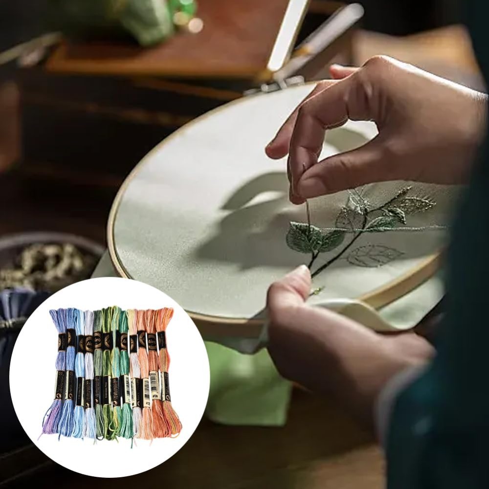 12 خيطًا، 105 ياردة، خيط تطريز - مراجعة Embroidery Gradient وسعره
