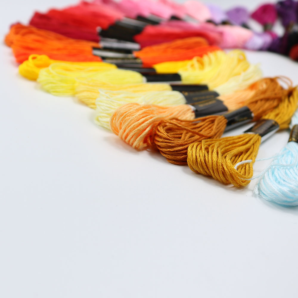 خيط تطريز متقاطع ثابت بخمسين ل - مراجعة Embroidery Diy وسعره