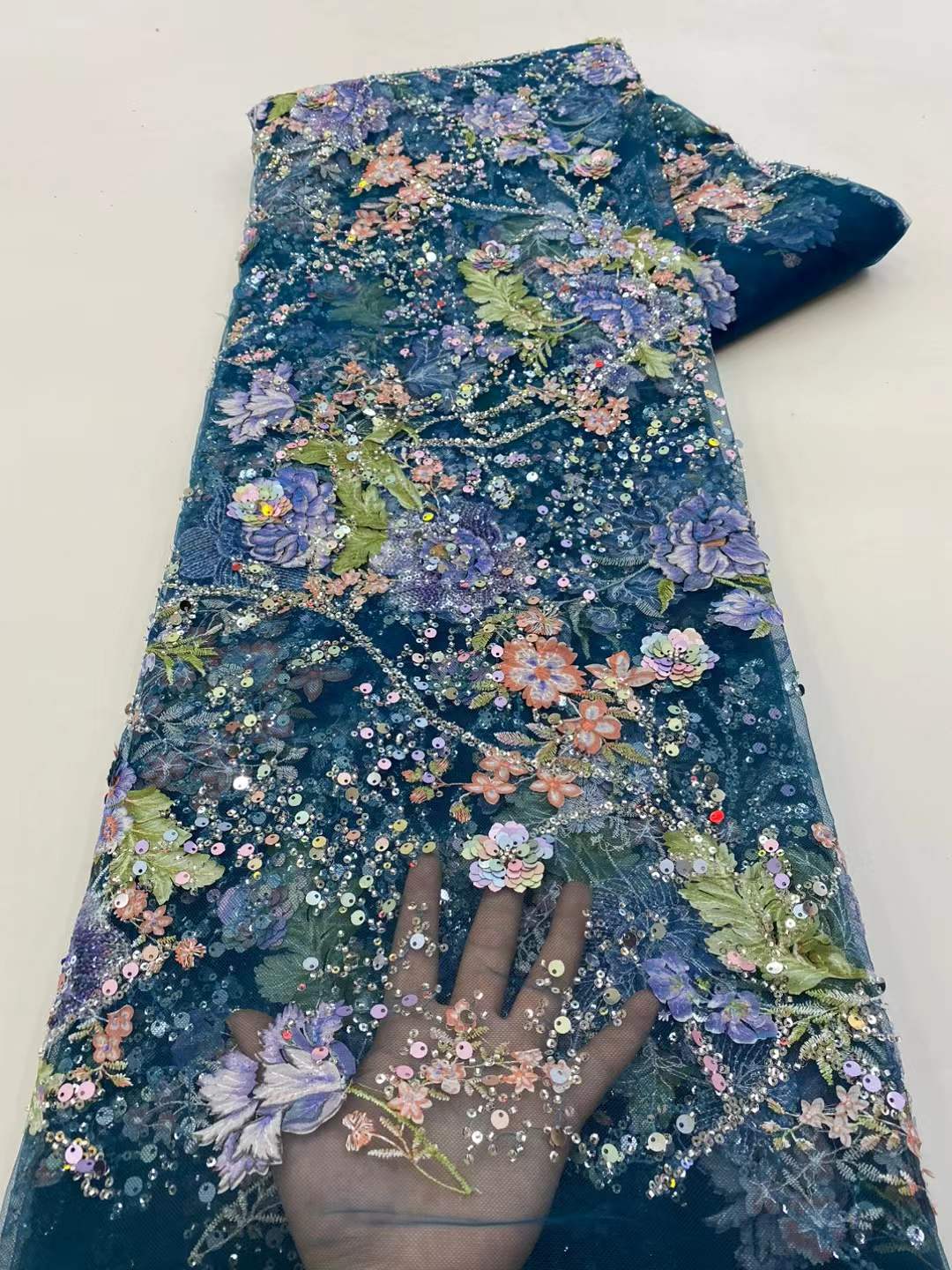 قماش دانتيل أفريقي 2026 عالي ا - مراجعة Embroidery Gradient وسعره