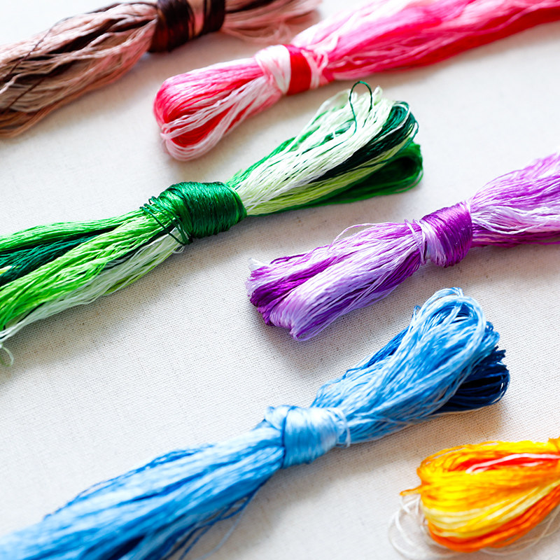 خيط حرير سوتشو للتطريز بطول 20 - مراجعة Embroidery Diy وسعره