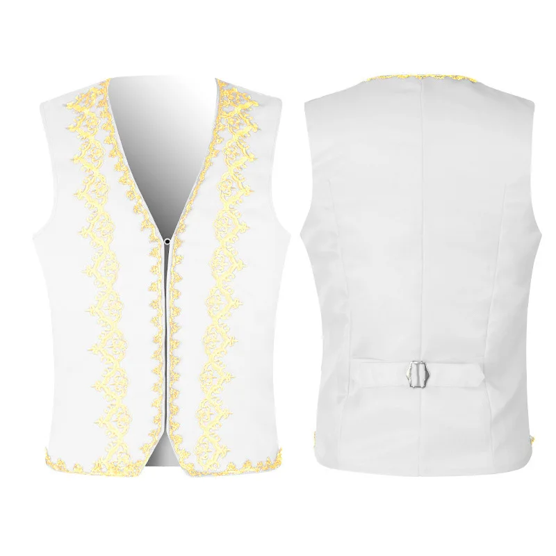القرون الوسطى الذهب التطريز ال - مراجعة Embroidery Vest وسعره