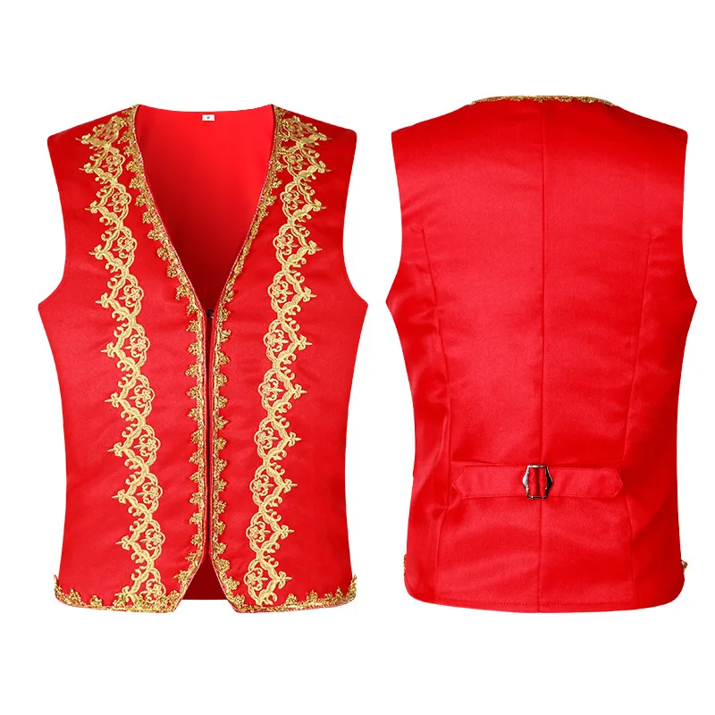 القرون الوسطى الذهب التطريز ال - مراجعة Embroidery Vest وسعره