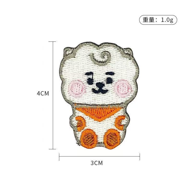 ملصق تطريز كرتوني لطيف BT21 لإ - مراجعة Embroidery Patches وسعره