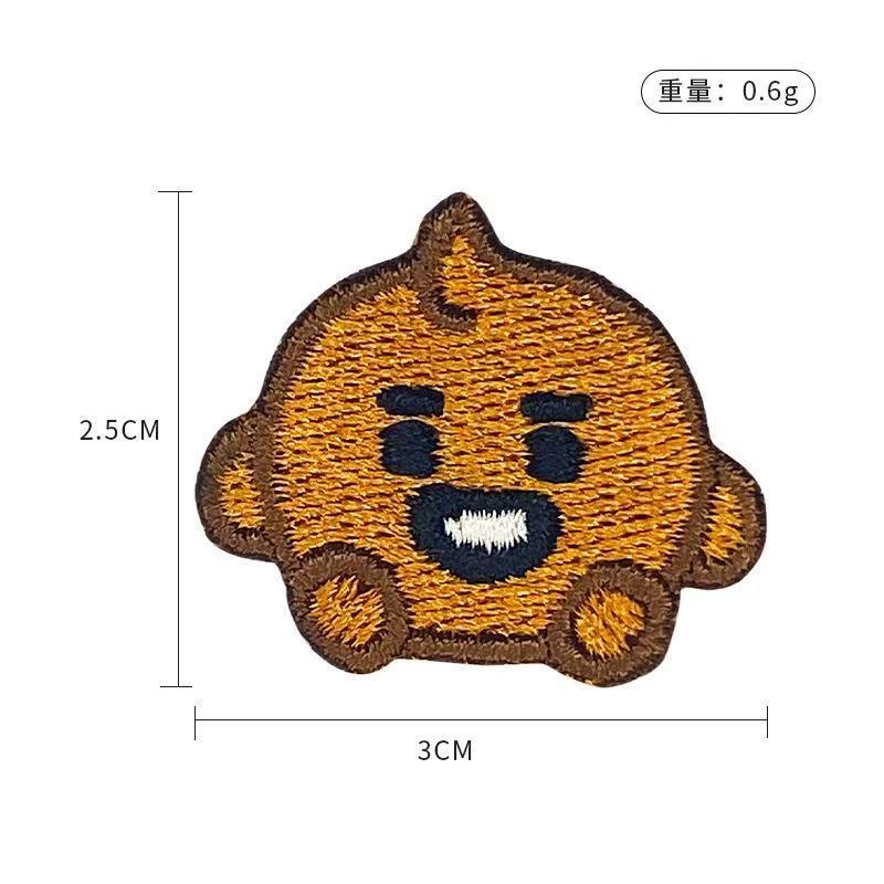 ملصق تطريز كرتوني لطيف BT21 لإ - مراجعة Embroidery Patches وسعره