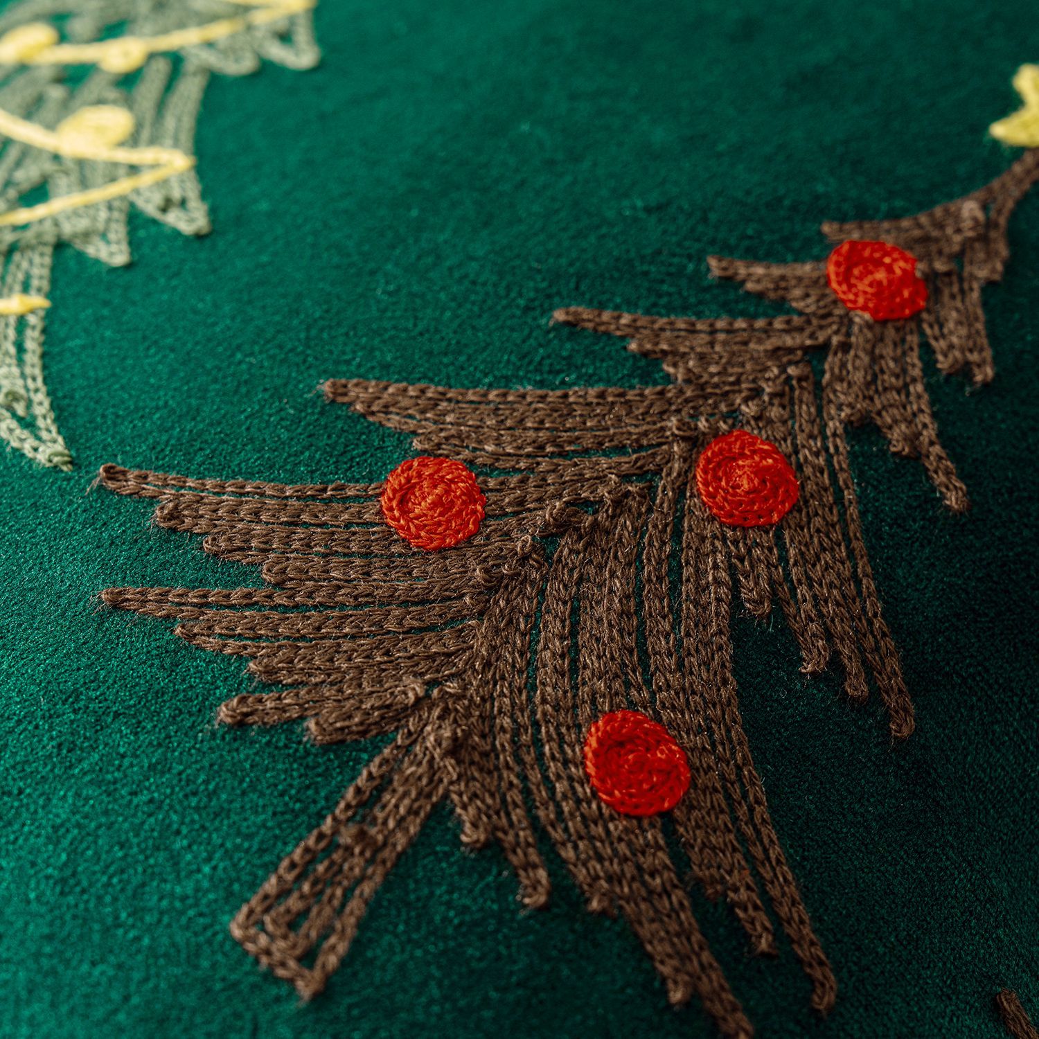 1 قطعة غطاء الوسادة التطريز عي - مراجعة Embroidery Xmas Decorations وسعره