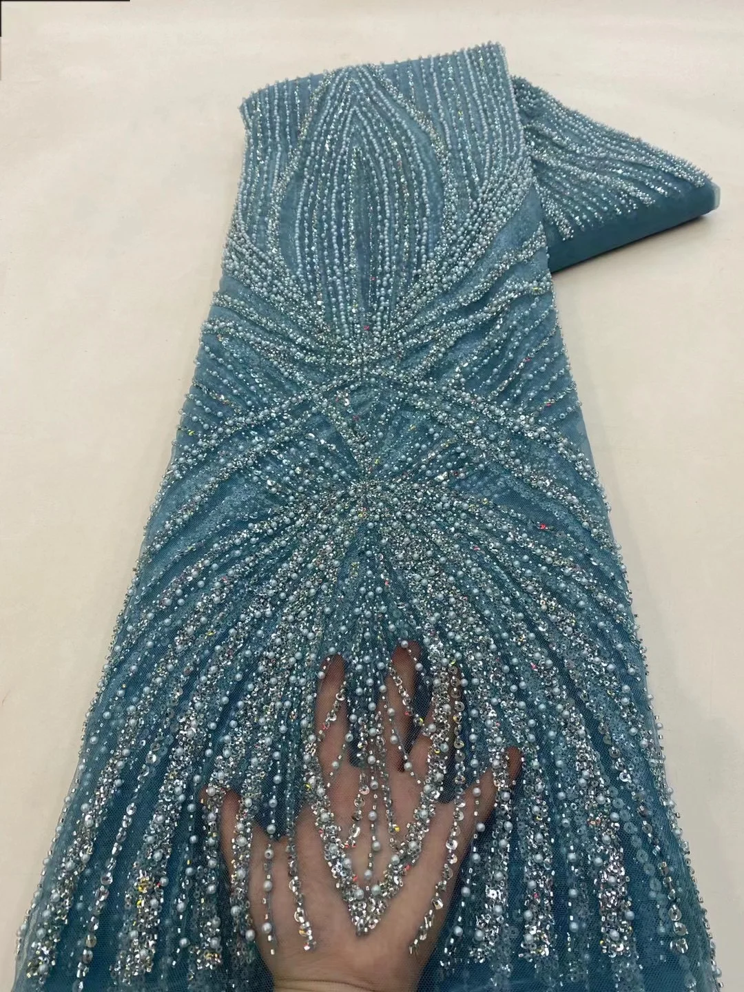 2 ياردة من قماش الدانتيل الأفر - مراجعة Embroidery Gradient وسعره