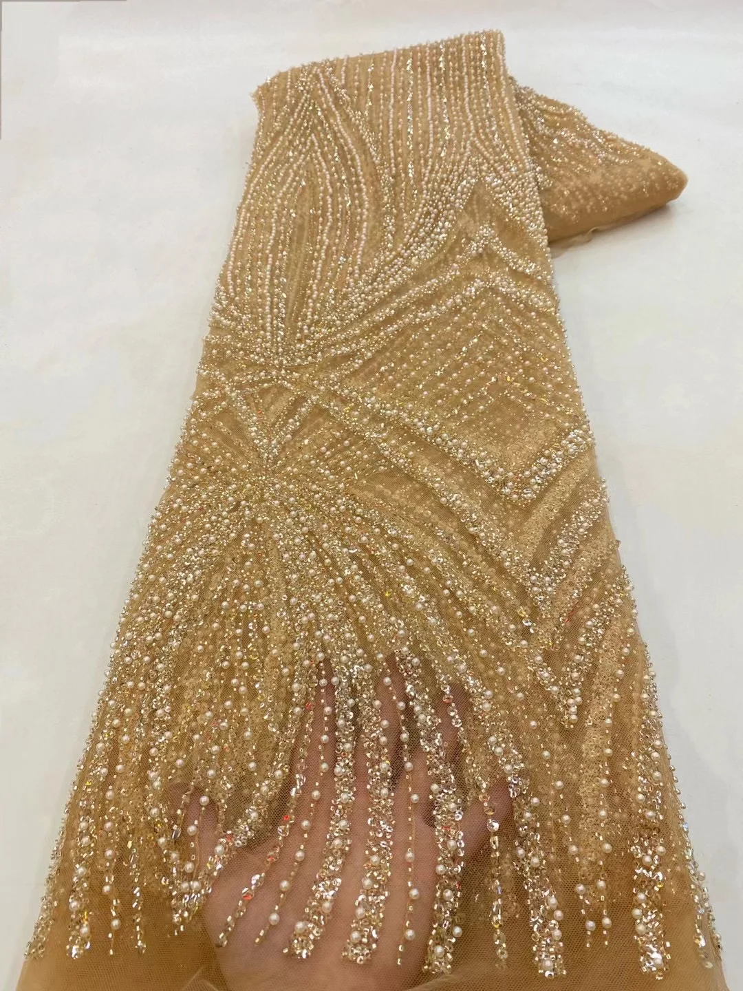 2 ياردة من قماش الدانتيل الأفر - مراجعة Embroidery Gradient وسعره
