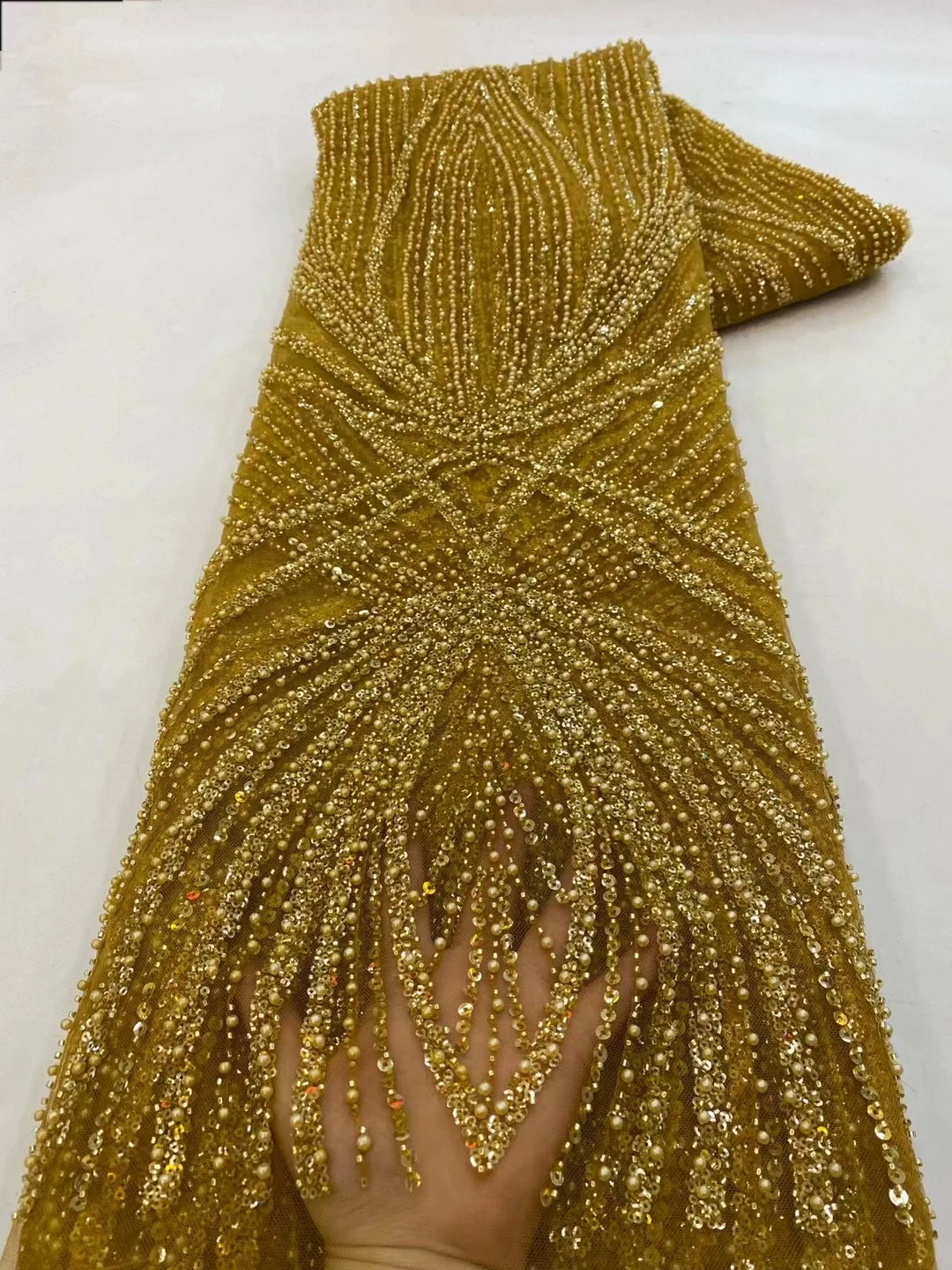 2 ياردة من قماش الدانتيل الأفر - مراجعة Embroidery Gradient وسعره