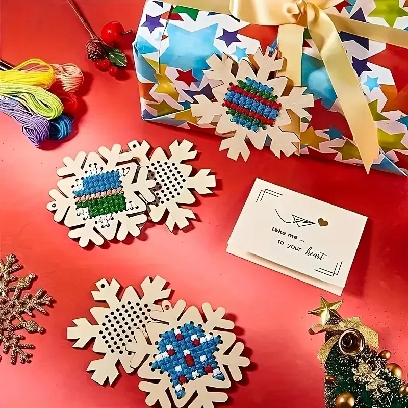 طقم 12 قطعة من المعلقات المطرز - مراجعة Embroidery Xmas Decorations وسعره