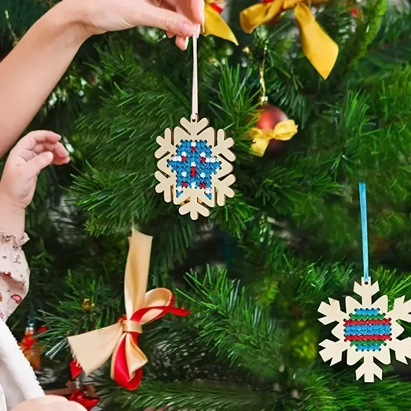 طقم 12 قطعة من المعلقات المطرز - مراجعة Embroidery Xmas Decorations وسعره