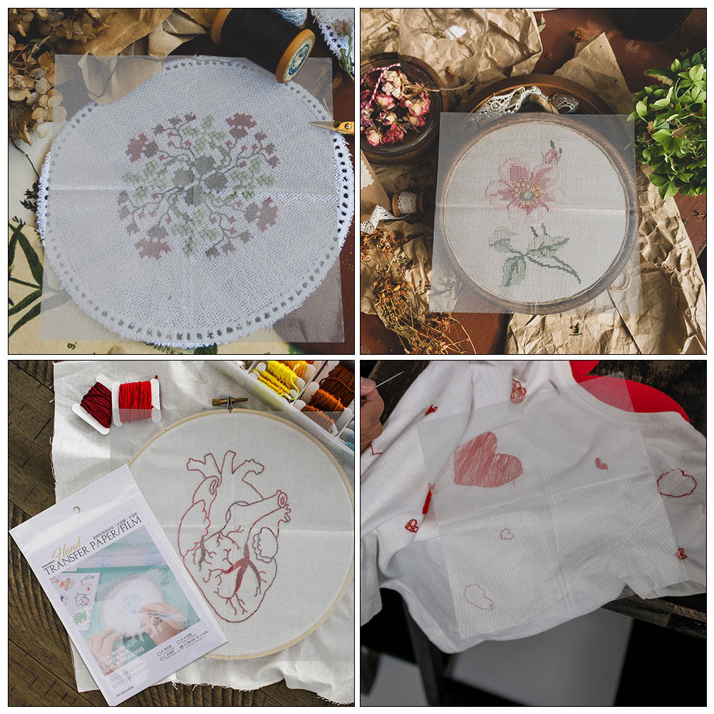 مجموعة من 8 قطع ورق تطريز قابل - مراجعة Embroidery Diy وسعره