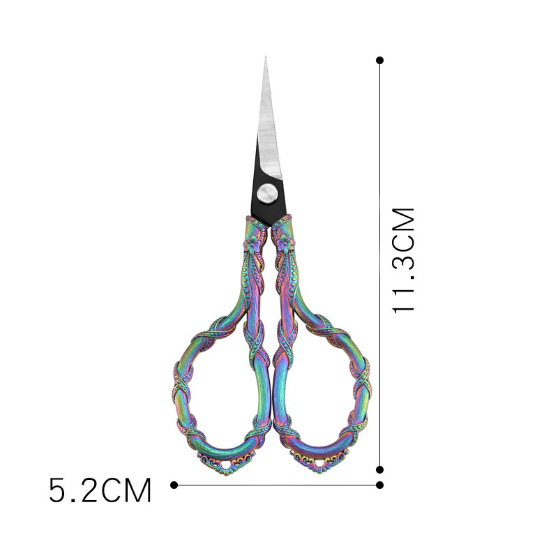 جديد الكرمة خمر مقص خياط الخيا - مراجعة Embroidery Scissors Small وسعره