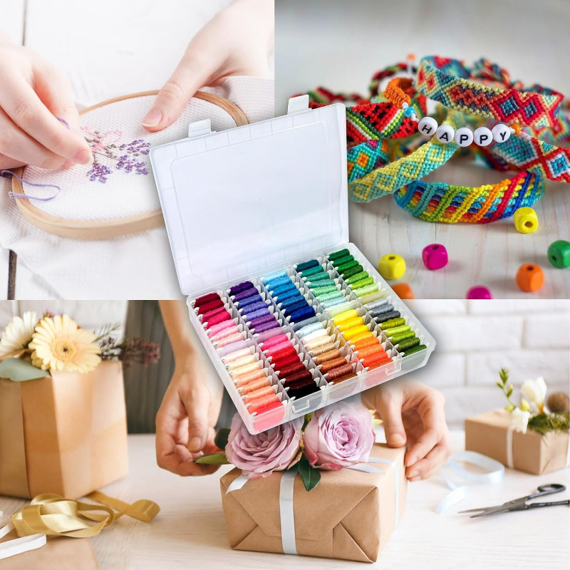 طقم خيوط تطريز من القطن 100% م - مراجعة Embroidery Diy وسعره