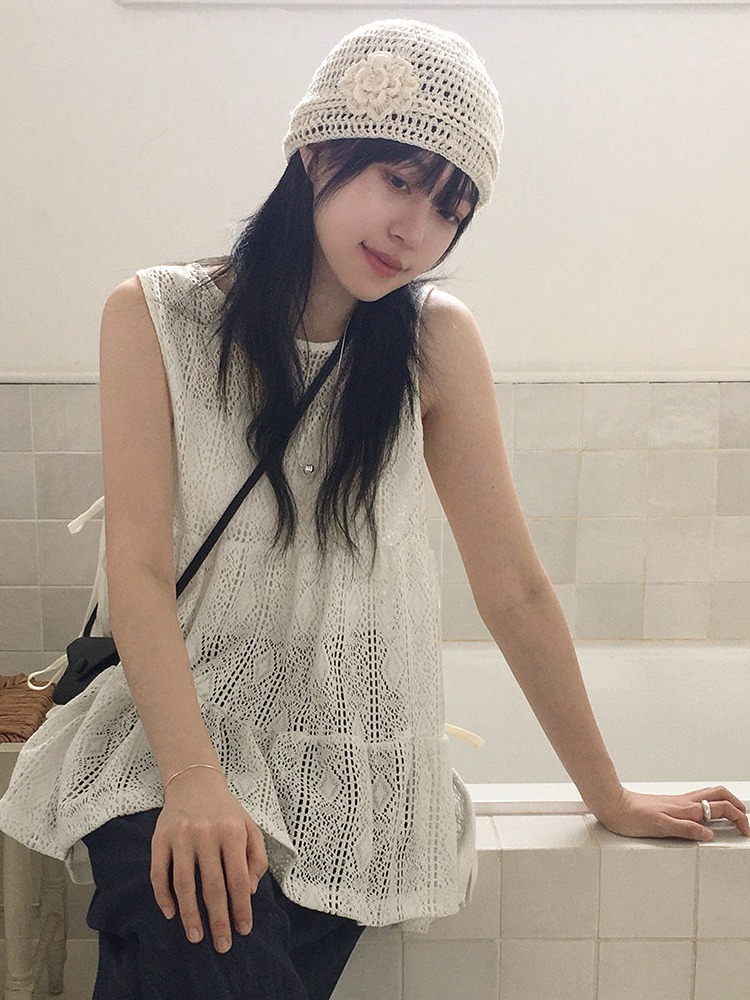 بلوزة نسائية صيفية أنيقة بتصمي - مراجعة Embroidery Vest وسعره