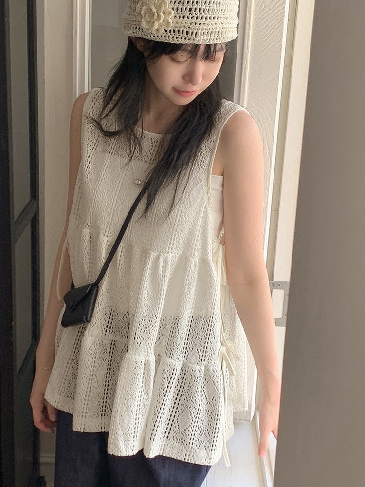بلوزة نسائية صيفية أنيقة بتصمي - مراجعة Embroidery Vest وسعره