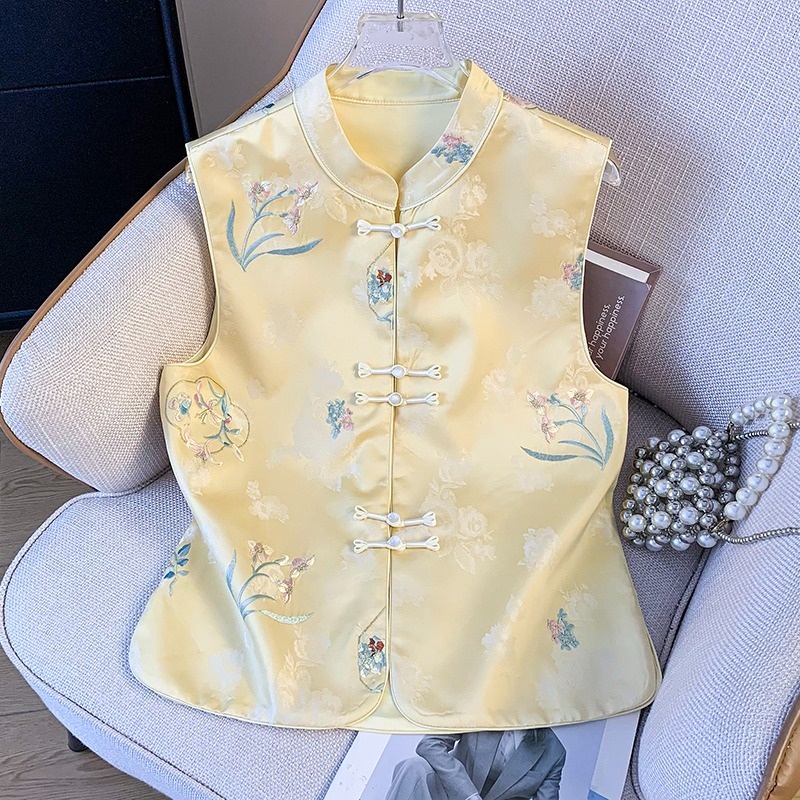صدرية نسائية هانفو جديدة بتصمي - مراجعة Embroidery Vest وسعره