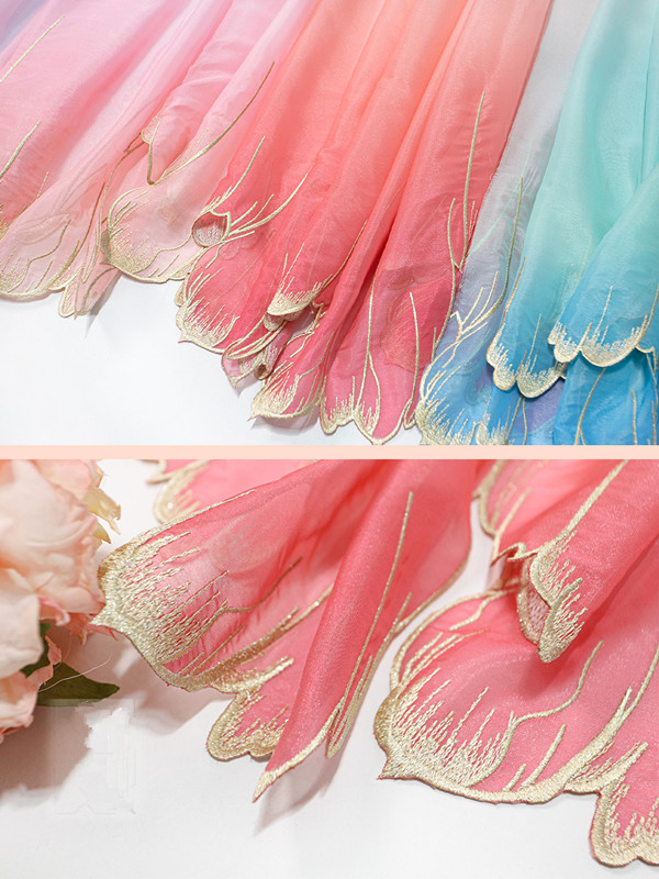 التطريز الأخضر الأزرق التدرج ا - مراجعة Embroidery Gradient وسعره